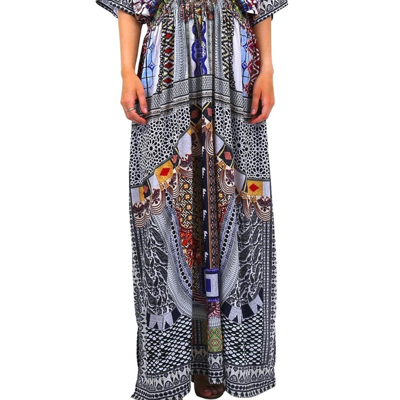 Caftan Dress-Kaftan Coverup Women's Kaftan Dress - Picture 8 of 11